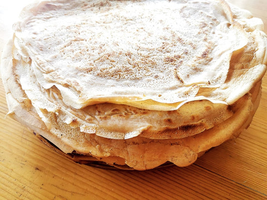 Lietinių blynų su raugu receptas